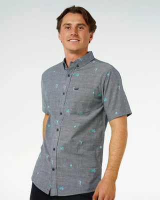 Rip Curl Skelly Breach Short Sleeve Shirt - Dark Navy