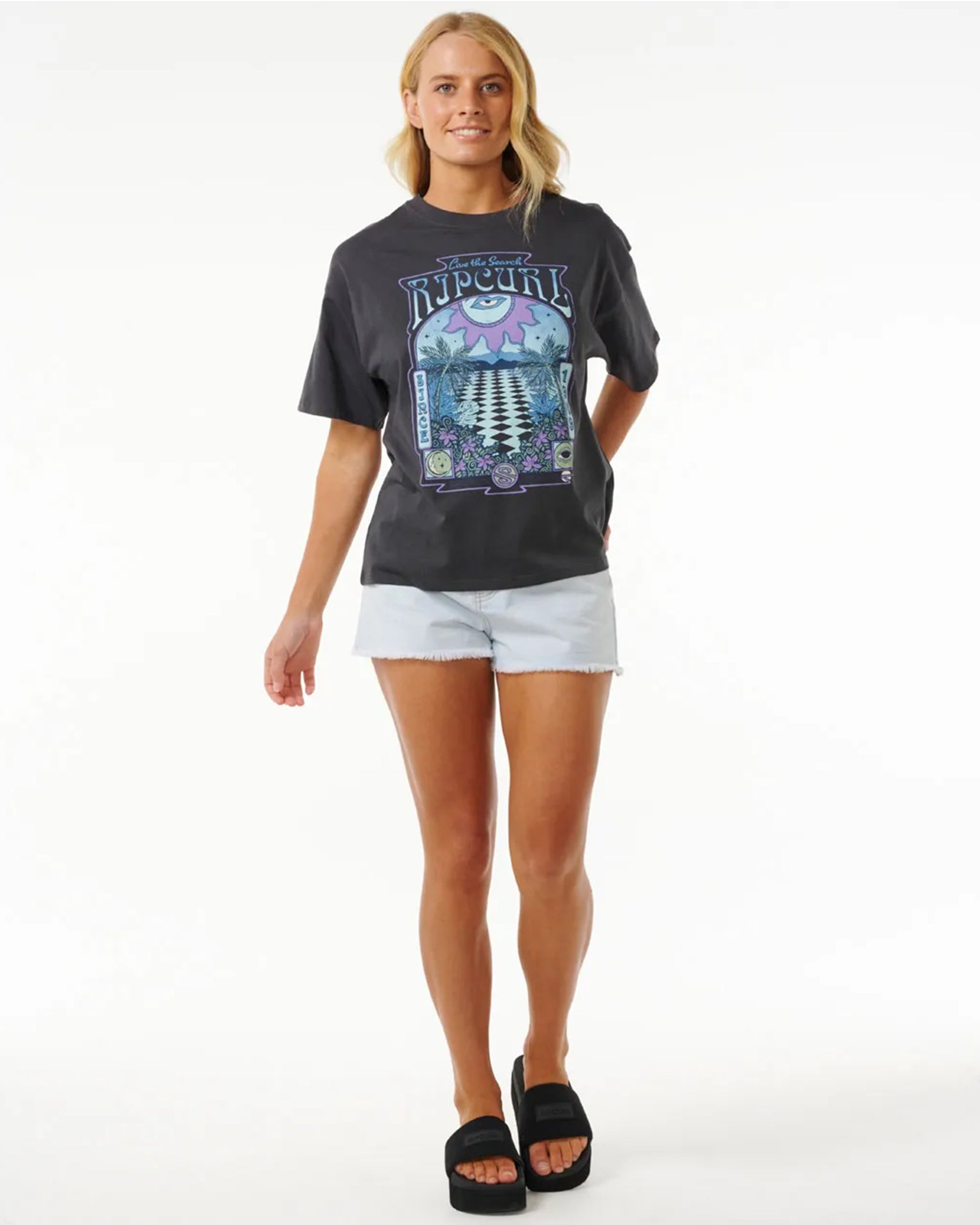 Rip Curl Women's Slow Down Heritage S/S T-Shirt