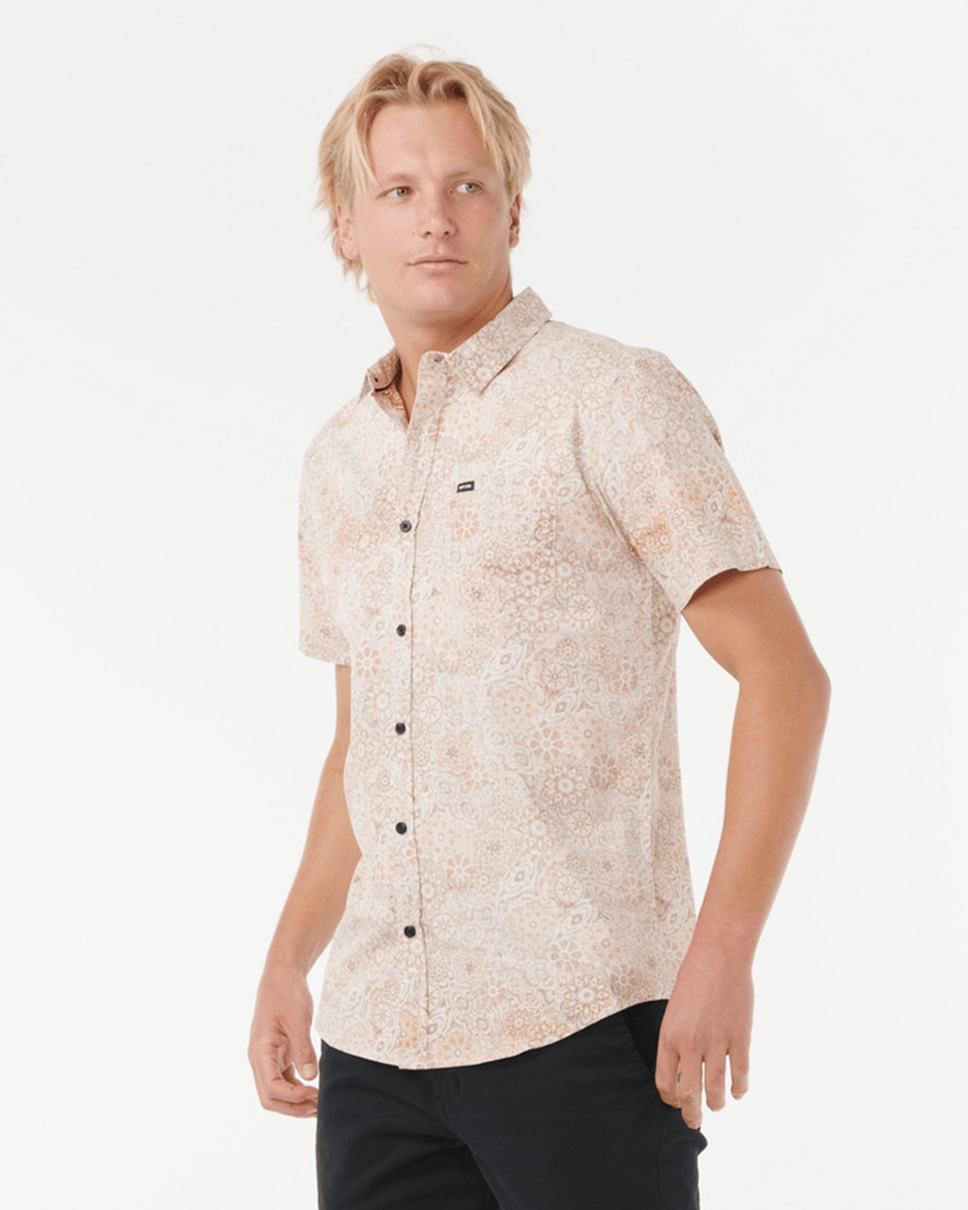 Rip Curl Spirograph Short Sleeve Shirt - Terracotta