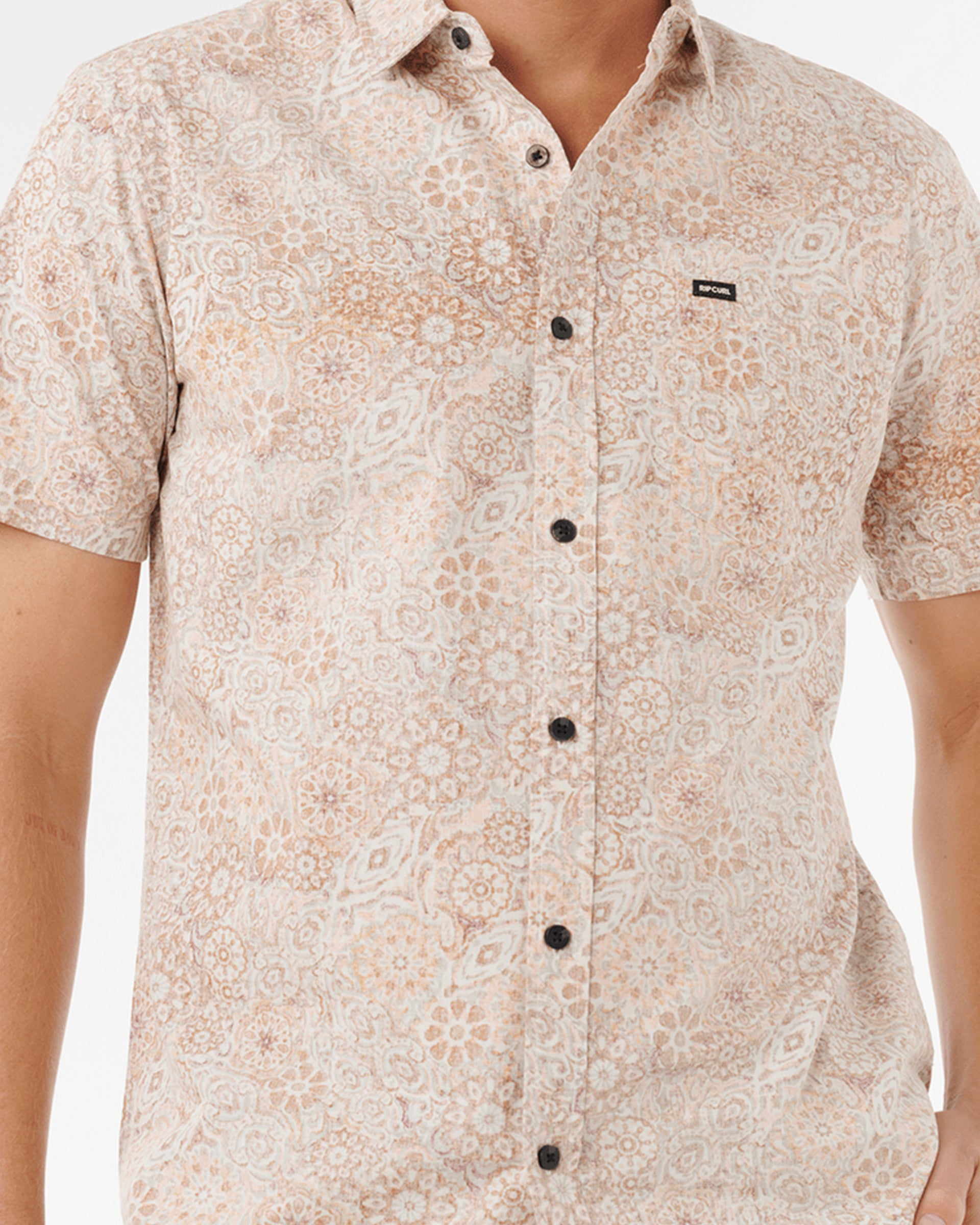 Rip Curl Spirograph Short Sleeve Shirt - Terracotta
