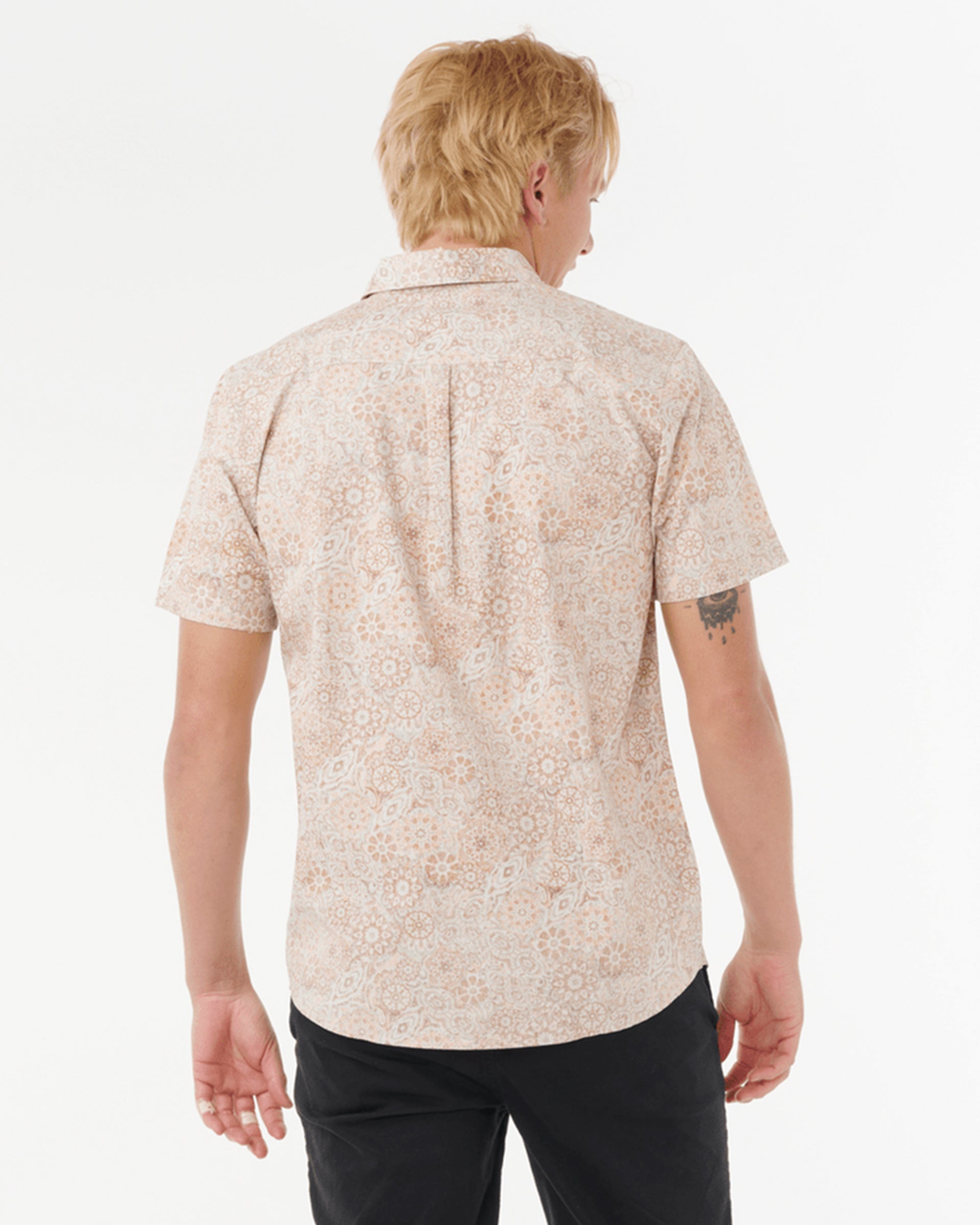 Rip Curl Spirograph Short Sleeve Shirt - Terracotta