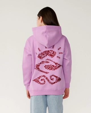 Rip Curl Girl's (8-16) Sunkissed Search Hood - Lilac