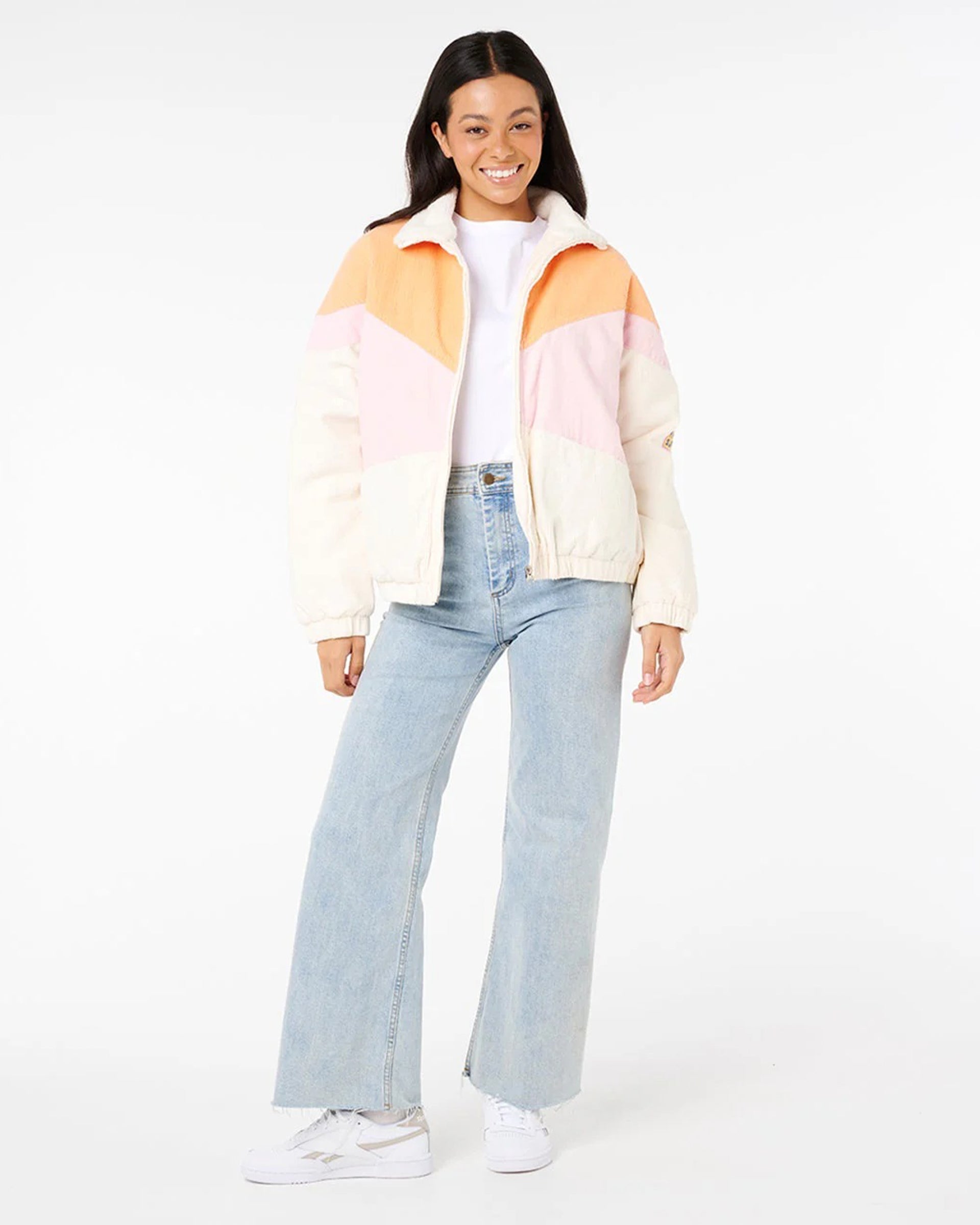 Rip Curl Women's Sunset Luau Cord Jacket - Off White