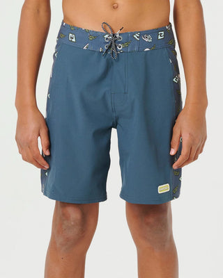 Rip Curl Boy's (8-16) Sunset Sesh Mirage Boardshort - Pine Night