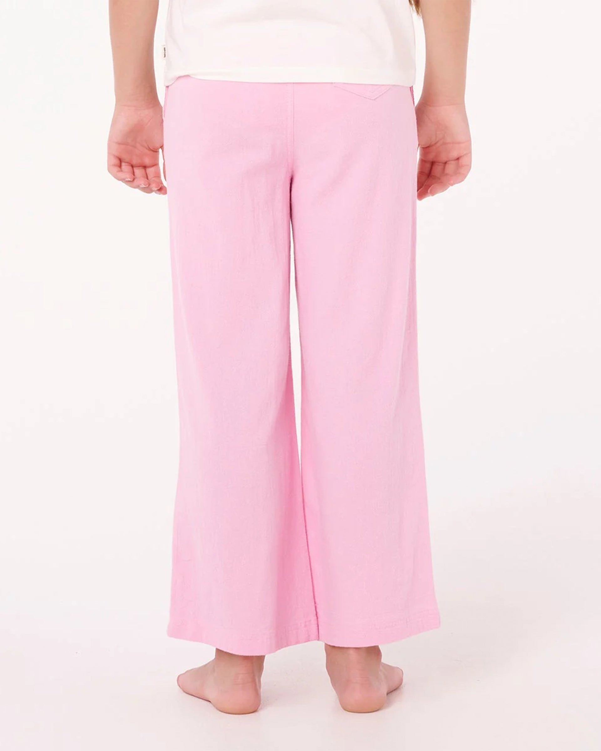 Rip Curl Girl's (8-16) Surf Luxe Summer Pant - Bright Pink