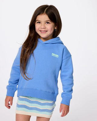 Rip Curl Girl's (8-16) Surf Puff Heritage Hood - Blue
