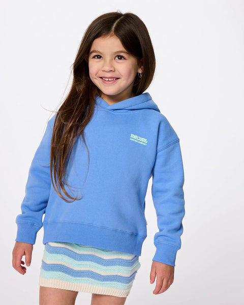 Girl's (8-16) Surf Puff Heritage Hood - Blue – Jack's Surfboards