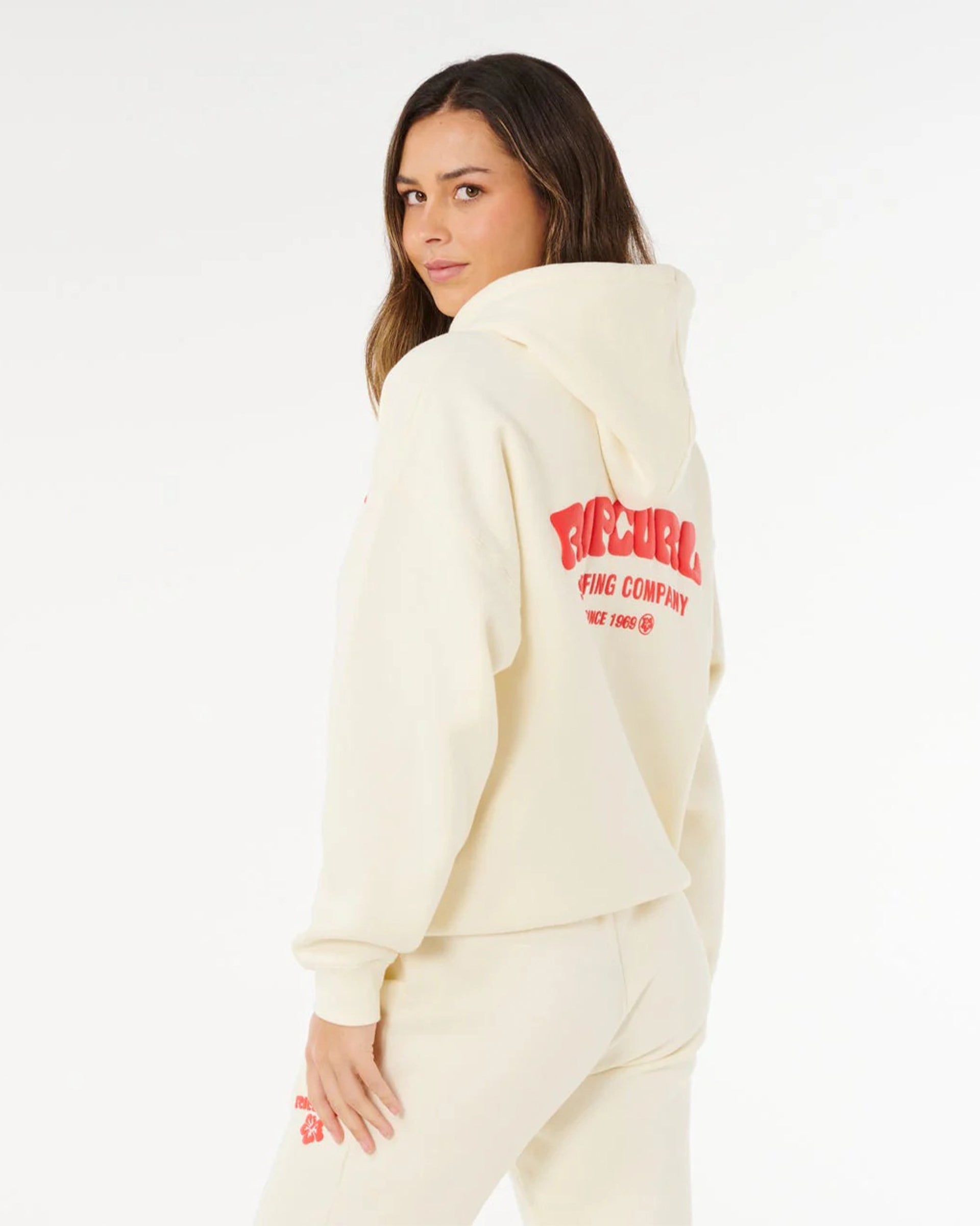 Rip Curl Women's Surf Puff Heritage Hood - Cayenne