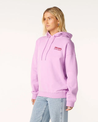 Rip Curl Women's Surf Puff Heritage Hood - Bright Lilac