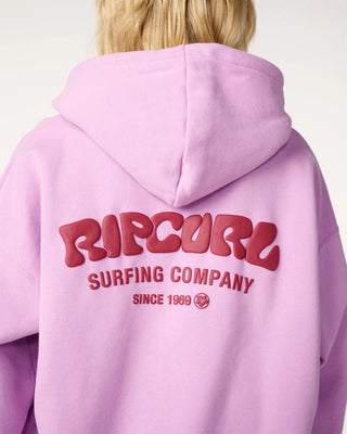 Rip Curl Women's Surf Puff Heritage Hood - Bright Lilac