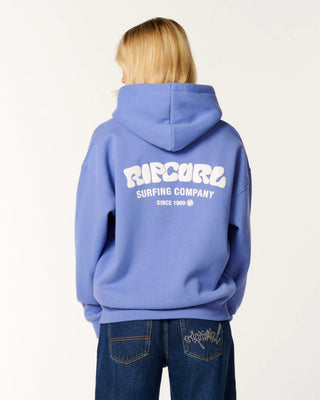 Rip Curl Women's Surf Puff Heritage Hood - Mid Blue