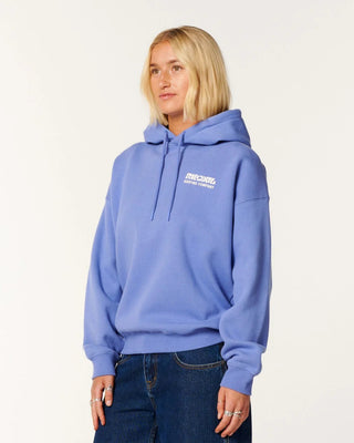 Rip Curl Women's Surf Puff Heritage Hood - Mid Blue
