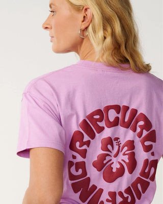 Rip Curl Women's Surf Puff Party Pack Relaxed Tee - Bright Lilac