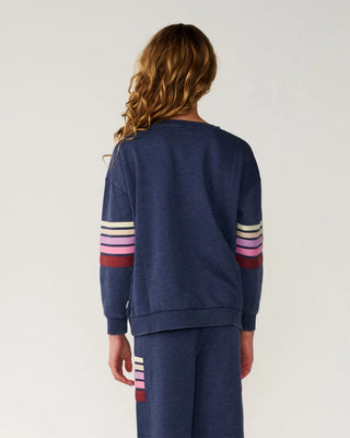Rip Curl Girl's Surf Revival Crew - Navy