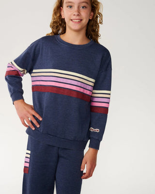 Rip Curl Girl's Surf Revival Crew - Navy