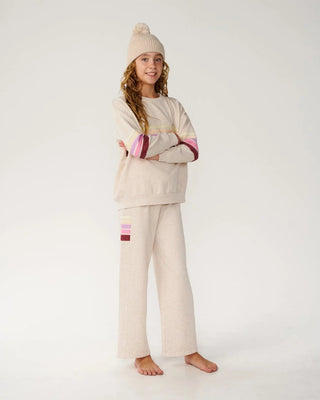 Rip Curl Girl's Surf Revival Crew - Oatmeal Marle