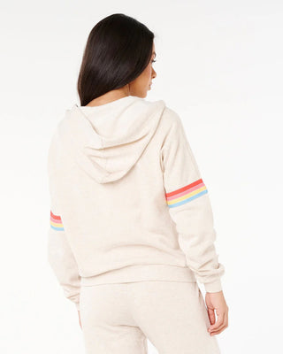 Rip Curl Women's Surf Revival Zip Through Jacket - Oatmeal Marle