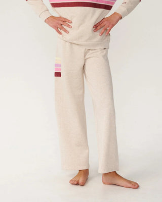 Rip Curl Girl's Surf Revival Track Pant - Oatmeal Marle