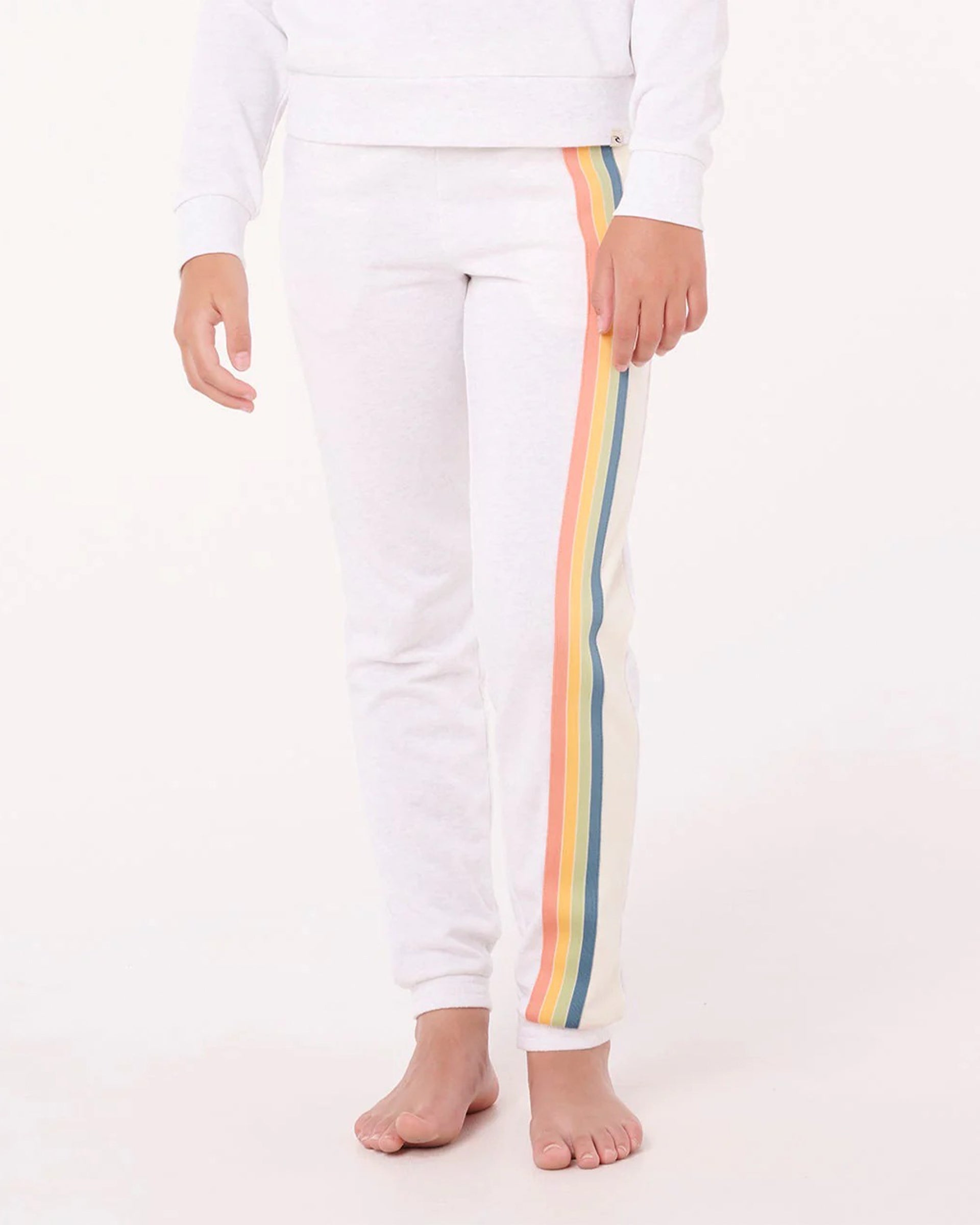 Rip Curl Girl's (8-16) Surf Revival Track Pant - Grey Marle