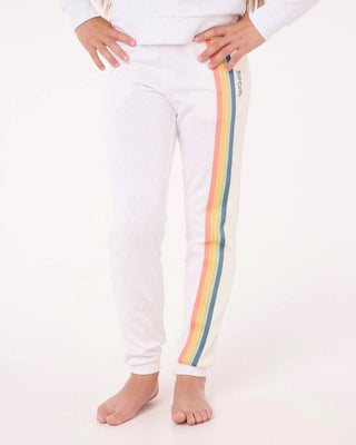 Rip Curl Girl's (8-16) Surf Revival Track Pant - Grey Marle