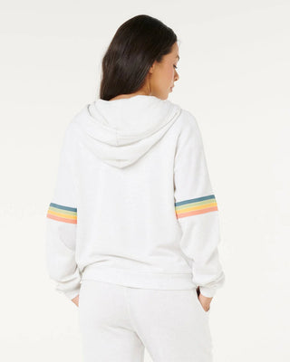 Women's Surf Revival Zip Through Jacket - Grey Marle