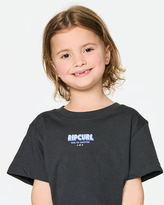 Rip Curl Girl's (1-8) The Road Trip Tee - Washed Black