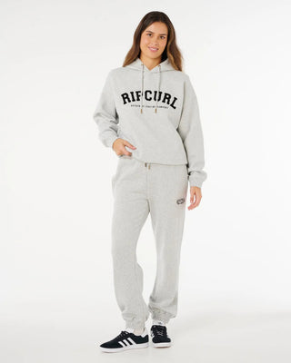 Rip Curl Women's Varsity Hoodie - Grey Marle/Black