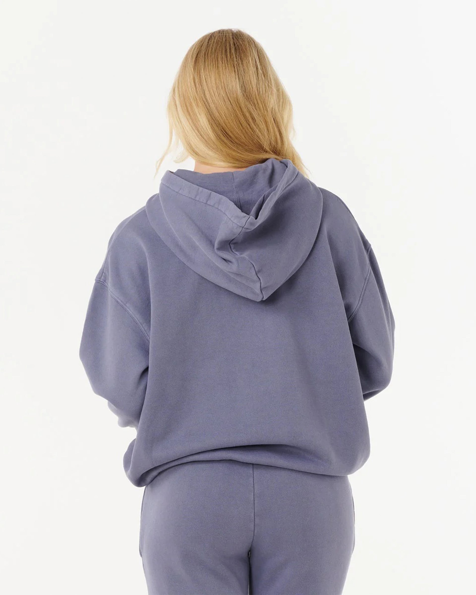 Rip Curl Women's Varsity Sports Pullover Hoodie - Blue Grey