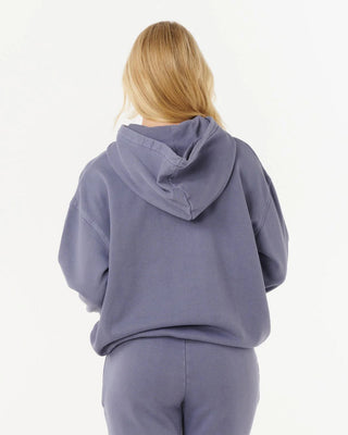 Rip Curl Women's Varsity Sports Pullover Hoodie - Blue Grey