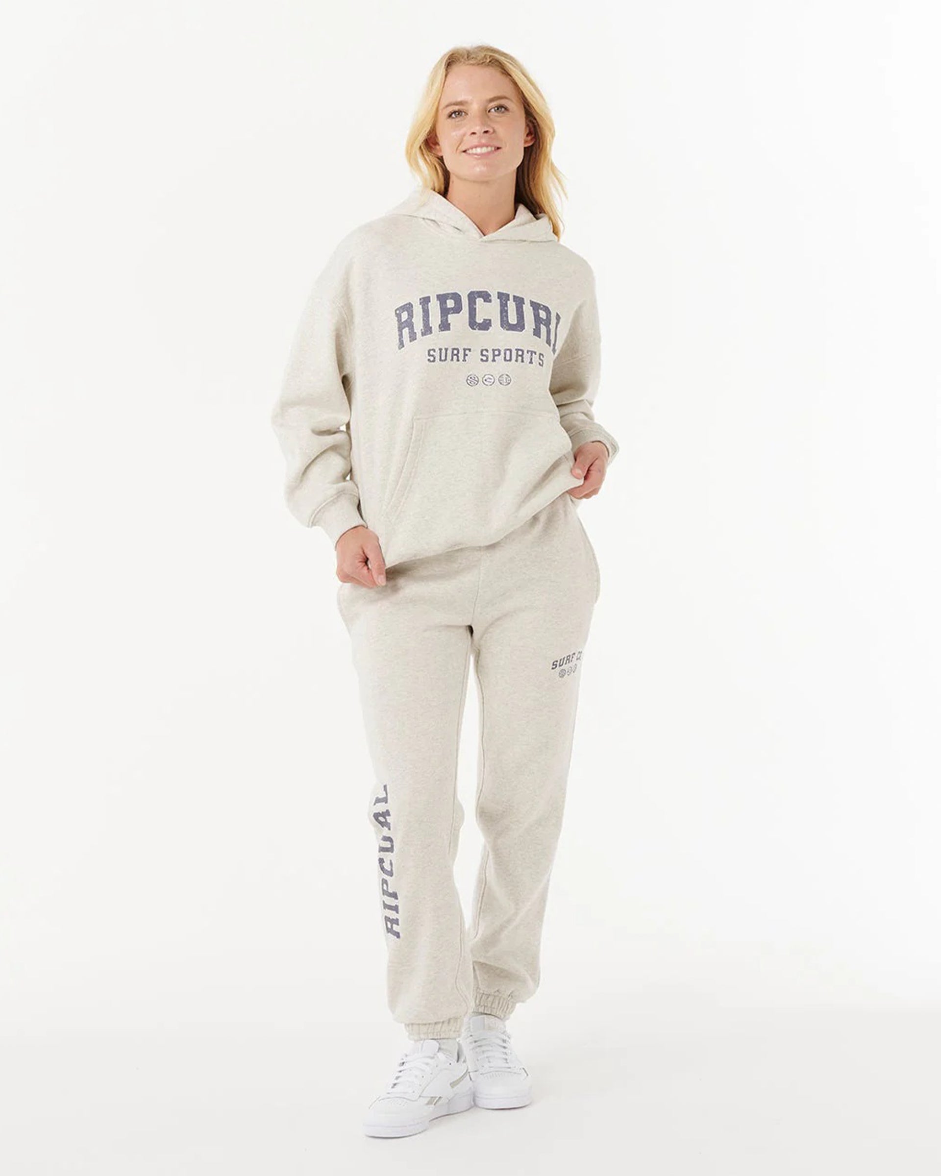 Rip Curl Women's Varsity Sports Pullover Hoodie - Sports Marle