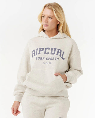 Rip Curl Women's Varsity Sports Pullover Hoodie - Sports Marle