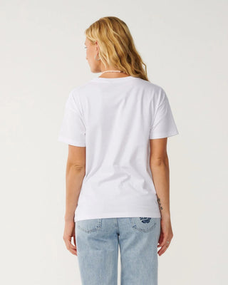 Rip Curl Women's Wave Relaxed Tee - White