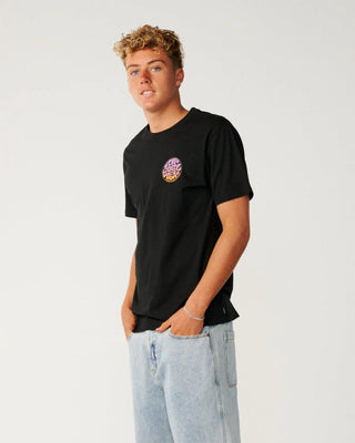 Rip Curl Wettie Passage Icon Short Sleeve T-Shirt - Black