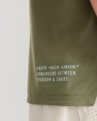 Roark Alta Elite Trail Short Sleeve T-Shirt - Light Military