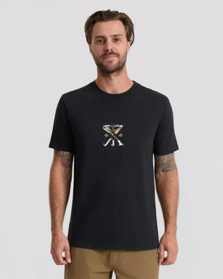 Roark Augs Safe Camp Premium Short Sleeve T-Shirt - Washed Black