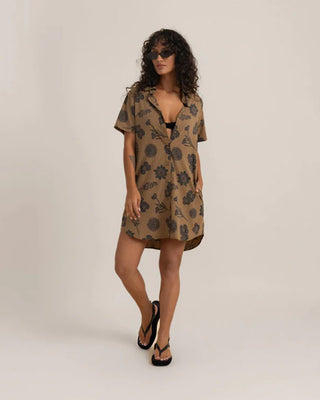 Roark Women's Bless Up Dress - Dark Khaki