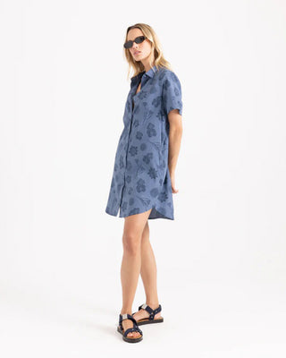 Roark Women's Bless Up Dress - Washed Indigo