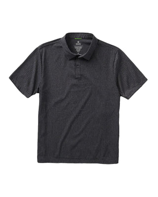 Roark Bless Up Breathable Stretch Polo - Black