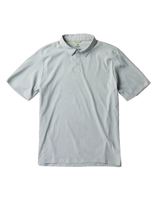 Roark Bless Up Breathable Stretch Polo - Grey
