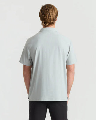 Roark Bless Up Breathable Stretch Polo - Grey
