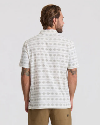 Roark Bless Up Breathable Stretch Polo - Unbleached