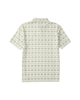 Roark Bless Up Breathable Stretch Polo - Unbleached