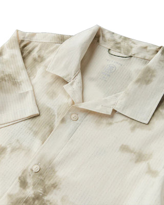 Roark Bless Up Trail Button Up Shirt - Ivory Crystal Wash