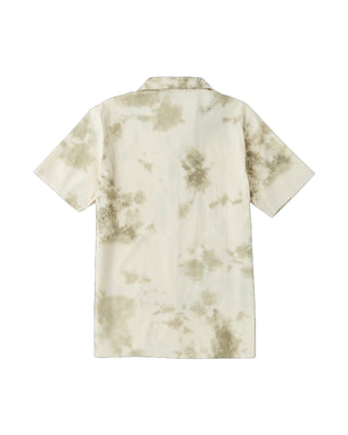 Roark Bless Up Trail Button Up Shirt - Ivory Crystal Wash