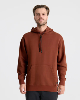 Roark Bolo Fleece Hoodie - Red Clay