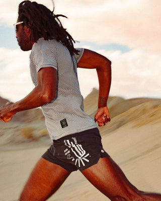 Roark Borrego Short Sleeve Active T-Shirt - Stripe
