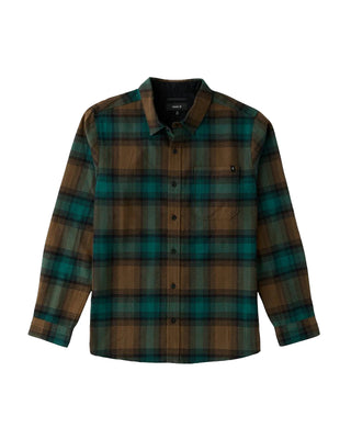 Roark Crossroads Long Sleeve Flannel - Mushrooms