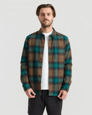 Roark Crossroads Long Sleeve Flannel - Mushrooms