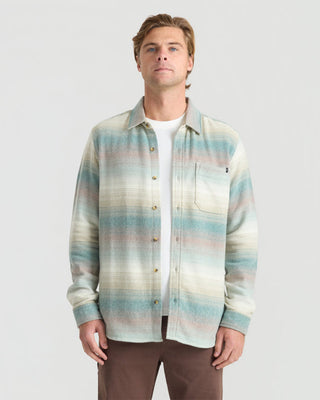 Roark Crossroads Long Sleeve Flannel - Unbleached