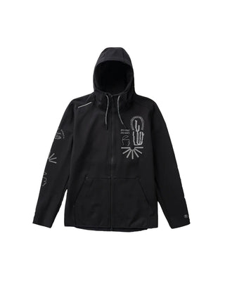 Roark El Morro Zip Fleece 2.0 Hoodie - Black